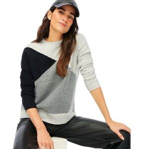 J. Crew Extra Soft mockneck cardigan sweater Large L NEW NWT